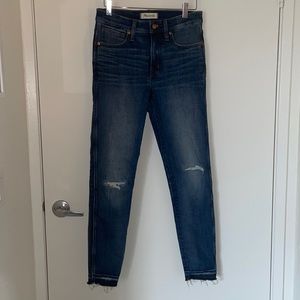 Madewell High-Waisted Textured Jeans